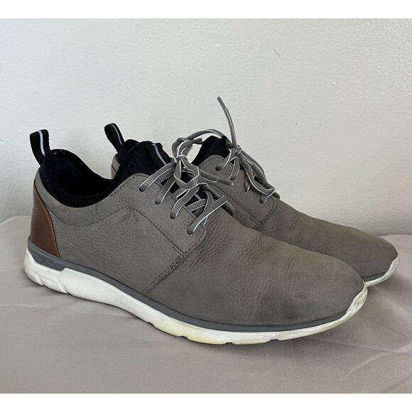 Johnston & Murphy Other - Johnston & Murphy XC4 Prentiss Plain Toe Waterproof Sneaker, Gray Nubuck- 9.5